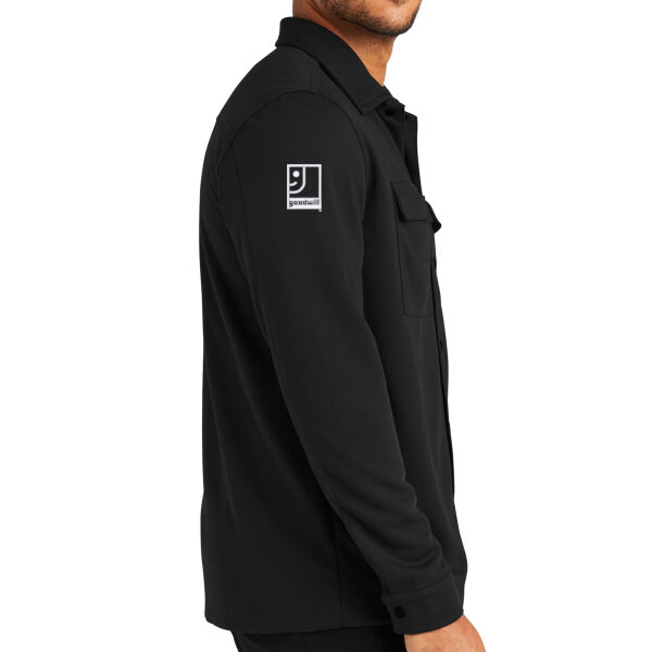 Embroidered Ohio Valley Goodwill - Double Knit Snap Front Jacket Thumbnail