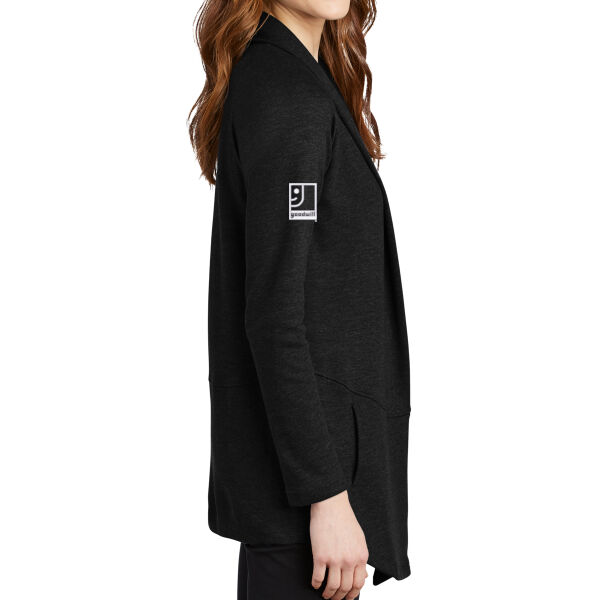 Embroidered Ohio Valley Goodwill - Ladies Interlock Cardigan Thumbnail