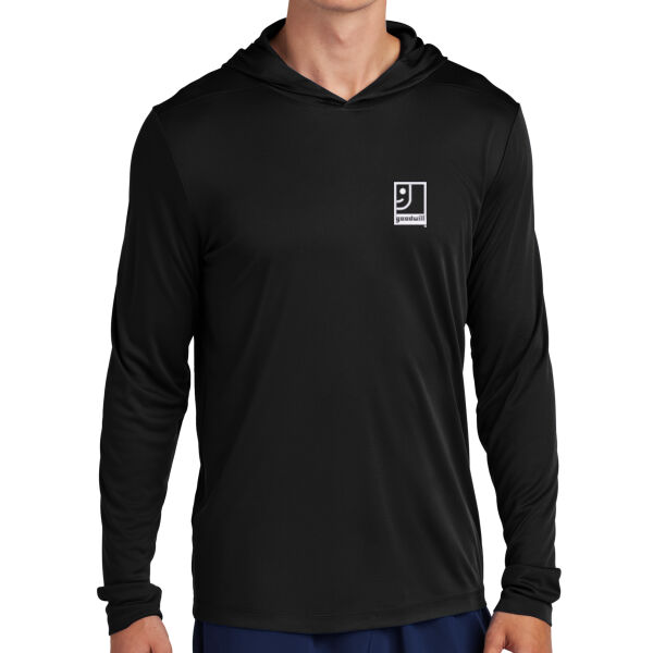 Embroidered Ohio Valley Goodwill - Posi UV ® Pro Long Sleeve Hoodie Thumbnail