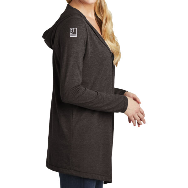 Ohio Valley Goodwill Embroidered - Women's Perfect Tri ® Hooded Cardigan Thumbnail