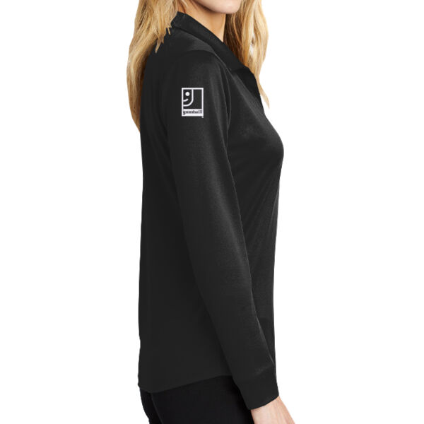 Ohio Valley Goodwill Embroidered - Women's Silk Touch Performance Long Sleeve Polo Thumbnail